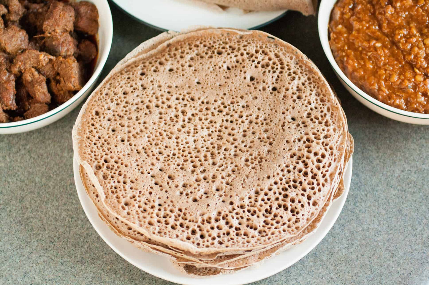 Hausgemachtes Injera (Badela) – Mischmehl (klein) 5 Stk.